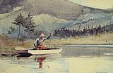 Winslow Homer A Quiet Pool on a Sunny Day painting